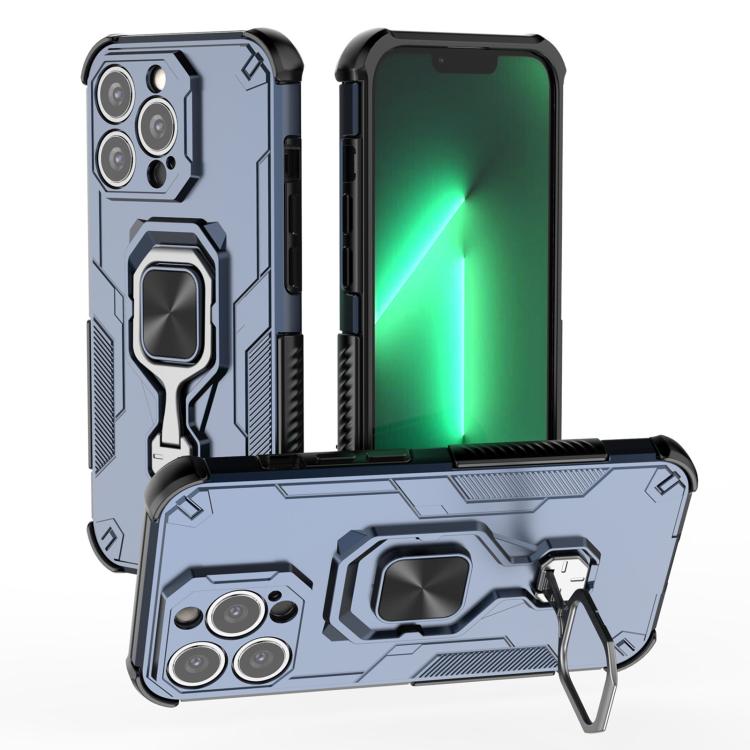 iPhone 13/14/15 Metal Kickstand TPU Hybrid PC Phone Case