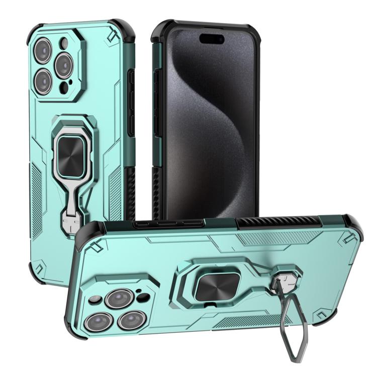 iPhone 13/14/15 Metal Kickstand TPU Hybrid PC Phone Case