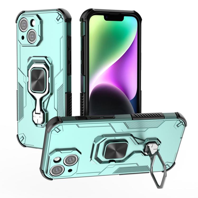 iPhone 13/14/15 Metal Kickstand TPU Hybrid PC Phone Case