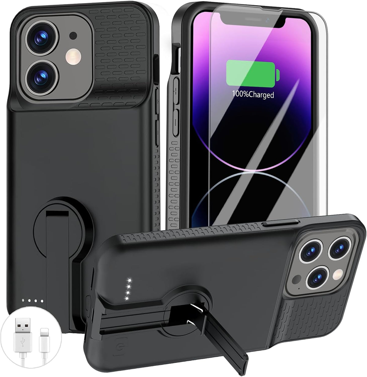 iPhone 14 Pro Max & 13 Pro Max Battery Case – 8500mAh