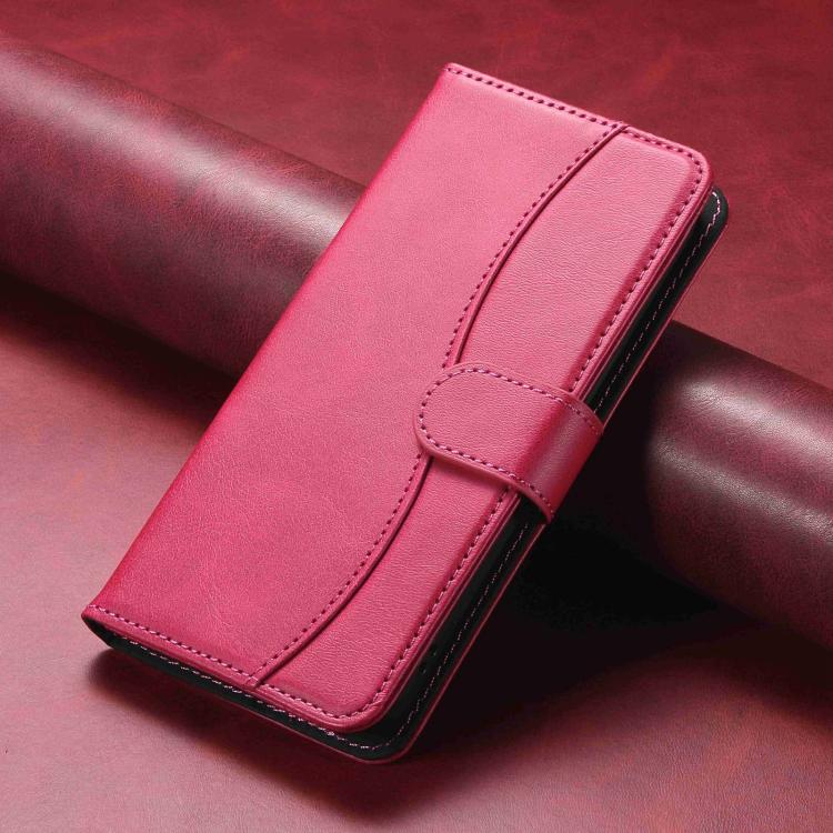 iPhone 14/15/16 Series Dual - Folded S - shape Leather Phone Case