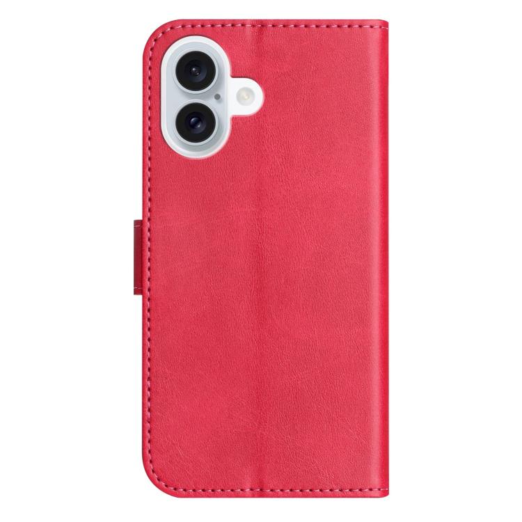iPhone 14/15/16 Series Dual - Folded S - shape Leather Phone Case