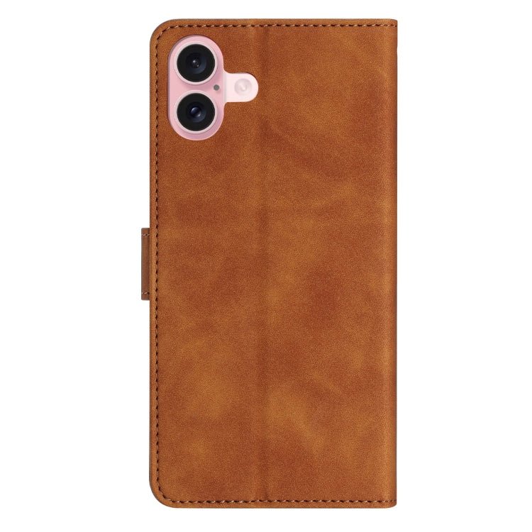 iPhone 14/15/16 Series Seven Butterflies Embossed Leather Phone Case