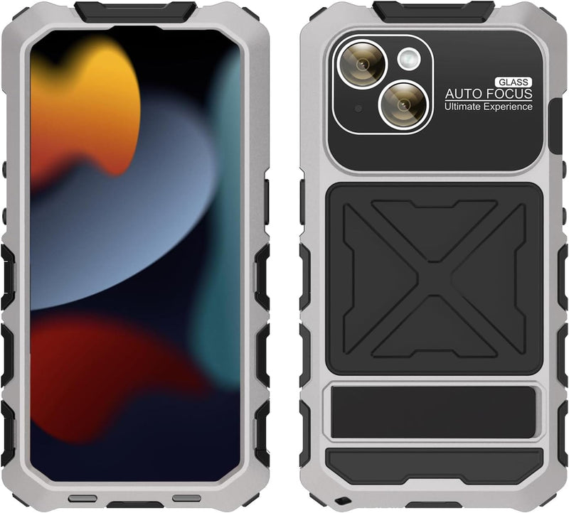 iPhone 15 Case Heavy Duty Metal Aluminium Bumper Built Durable Phone C iPhone 15 Case Heavy Duty Metal Aluminium Bumper Built Durable Phone C