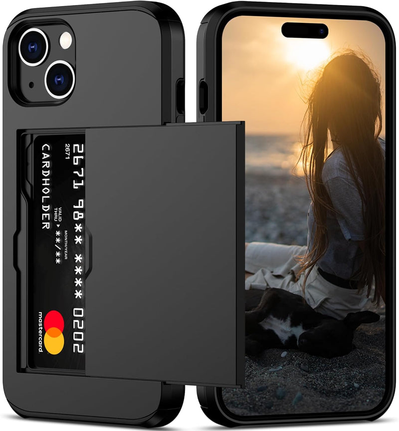 iPhone 15 Hidden Card Slim Wallet Case iPhone 15 Hidden Card Slim Wallet Case