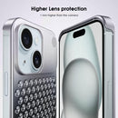 iPhone 15 Case Metal Anti - Fall Heat Dissipation Aluminum Case