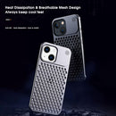 iPhone 15 Case Metal Anti - Fall Heat Dissipation Aluminum Case