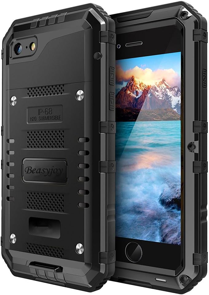 iPhone 15 Case Metal Heavy Duty Full Body Protective Defender Rugged Cover - Gorilla Cases