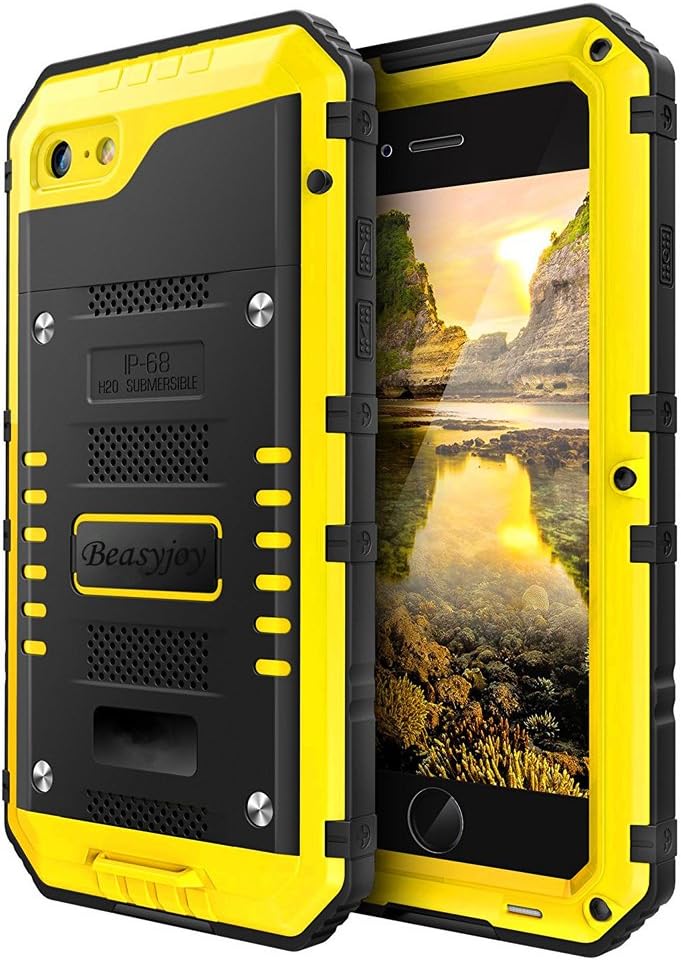 iPhone 15 Case Metal Heavy Duty Full Body Protective Defender Rugged Cover - Gorilla Cases