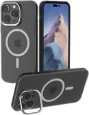 iPhone 15 Case Metal Lens Ring Buttons TPU Frame Drop Protection Plus one Pack