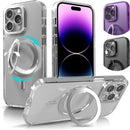 iPhone 15 Case Metal Lens Ring Buttons TPU Frame Drop Protection Plus one Pack