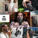 iPhone 15 Case Metal Lens Ring Buttons TPU Frame Drop Protection Plus one Pack