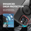 iPhone 15 Case Metal Lens Ring Buttons TPU Frame Drop Protection Plus one Pack