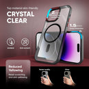iPhone 15 Case Metal Lens Ring Buttons TPU Frame Drop Protection Plus one Pack