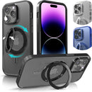 iPhone 15 Case Metal Lens Ring Buttons TPU Frame Drop Protection Plus one Pack