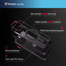 iPhone 15 Case Metal Lens Ring Buttons TPU Frame Drop Protection Plus one Pack