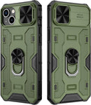 iPhone 15 Case Stand Built - in 360° Rotate Ring Kickstand Protective Phone Cover Case