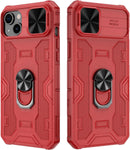 iPhone 15 Case Stand Built - in 360° Rotate Ring Kickstand Protective Phone Cover Case