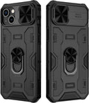 iPhone 15 Case Stand Built - in 360° Rotate Ring Kickstand Protective Phone Cover Case