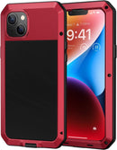 iPhone 15 Plus / 14 Plus Metal Case Heavy Duty Shockproof Tough Protective Cover