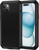 iPhone 15 Plus / 14 Plus Metal Case Heavy Duty Shockproof Tough Protective Cover
