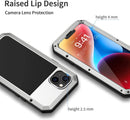 iPhone 15 Plus / 14 Plus Metal Case Heavy Duty Shockproof Tough Protective Cover