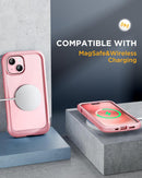 iPhone 15 Plus Case 6.7' Full - Body Military Drop Proof Case Glass Screen Protector