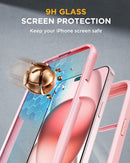 iPhone 15 Plus Case 6.7' Full - Body Military Drop Proof Case Glass Screen Protector