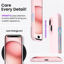 Slim liquid silicone iPhone 15 Plus case three layer soft gel rubber protective full cover