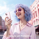 Slim liquid silicone iPhone 15 Plus case three layer soft gel rubber protective full cover