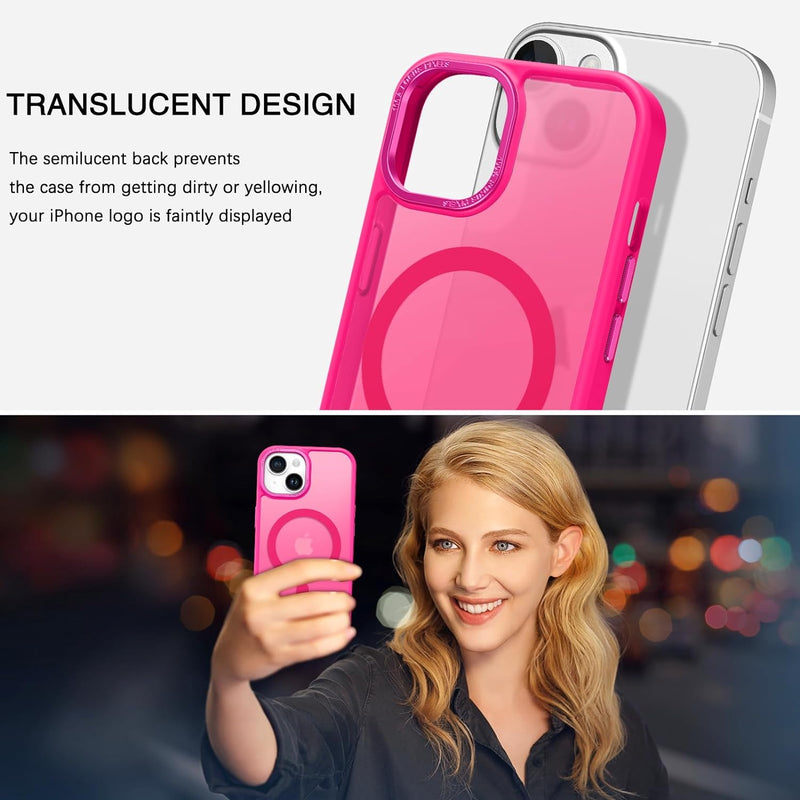 iPhone 15 Plus Case Translucent Matte Slim Shockproof Magnetic Phone case - Gorilla Cases