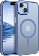 iPhone 15 Plus Case Translucent Matte Slim Shockproof Magnetic Phone case