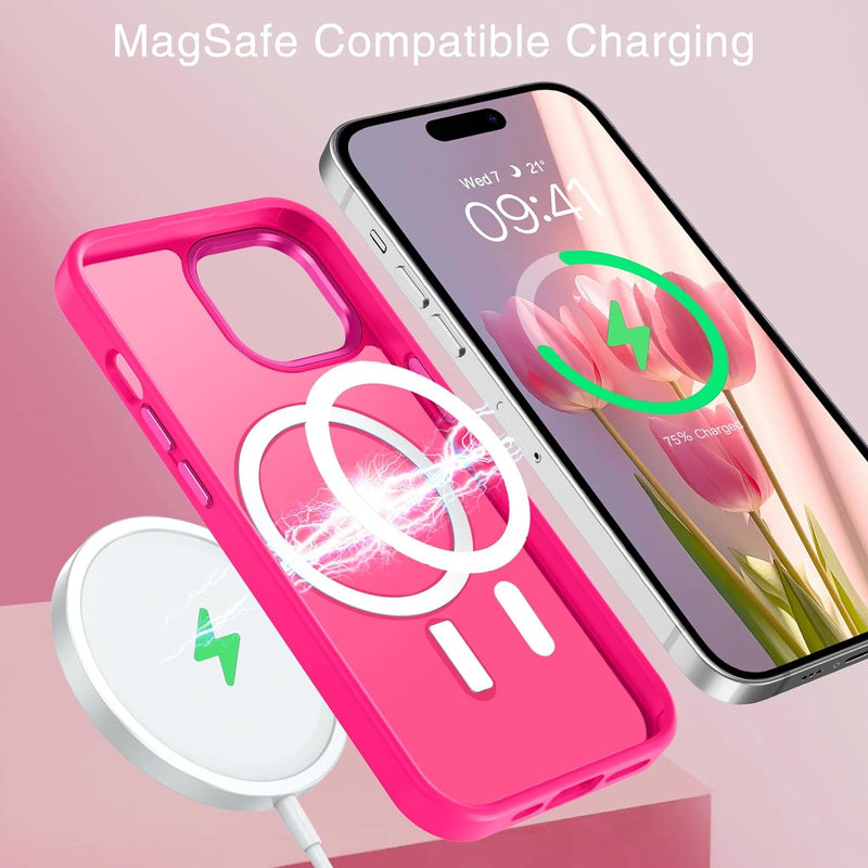 iPhone 15 Plus Case Translucent Matte Slim Shockproof Magnetic Phone case - Gorilla Cases