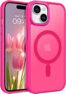 iPhone 15 Plus Case Translucent Matte Slim Shockproof Magnetic Phone case