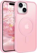 iPhone 15 Plus Case Translucent Matte Slim Shockproof Magnetic Phone case