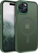 iPhone 15 Plus Case Translucent Matte Slim Shockproof Magnetic Phone case