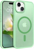 iPhone 15 Plus Case Translucent Matte Slim Shockproof Magnetic Phone case