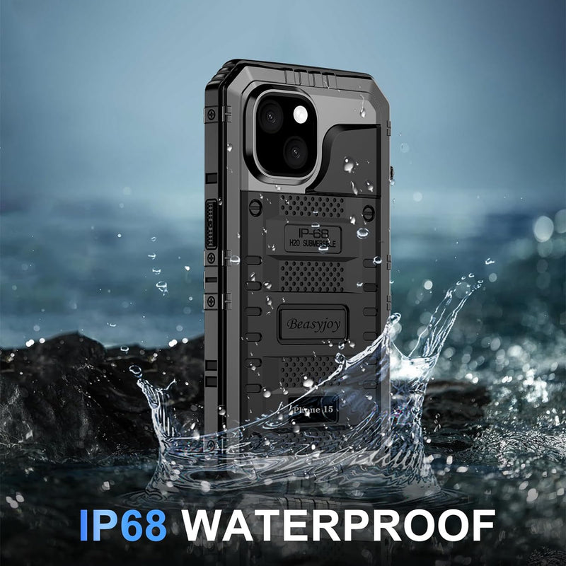 iPhone 15 Plus Case Waterproof Metal Heavy Duty Full Body Protective Case - Gorilla Cases