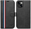 iPhone 15 Plus Wallet Case PU Leather Flip Folio Case Phone Cover 6.7 Inch