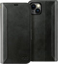 iPhone 15 Plus Wallet Case PU Leather Flip Folio Case Phone Cover 6.7 Inch