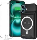 iPhone 15 Pro Battery Case 10000mAh – Wireless Charging