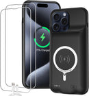 iPhone 15 Pro Battery Case 10000mAh – Wireless Charging