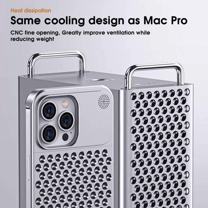 iPhone 15 Pro Case Anti - Fall Heat Dissipation Anti - Scratch Slim Aluminum Case - Gorilla Cases