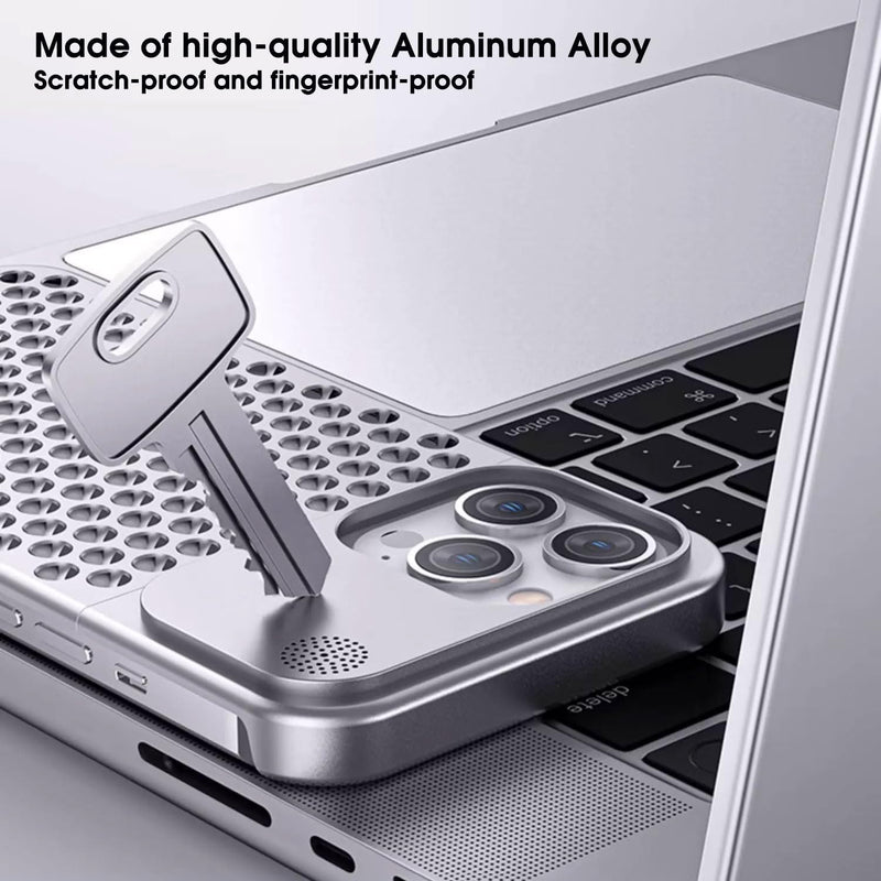 iPhone 15 Pro Case Anti - Fall Heat Dissipation Anti - Scratch Slim Aluminum Case - Gorilla Cases