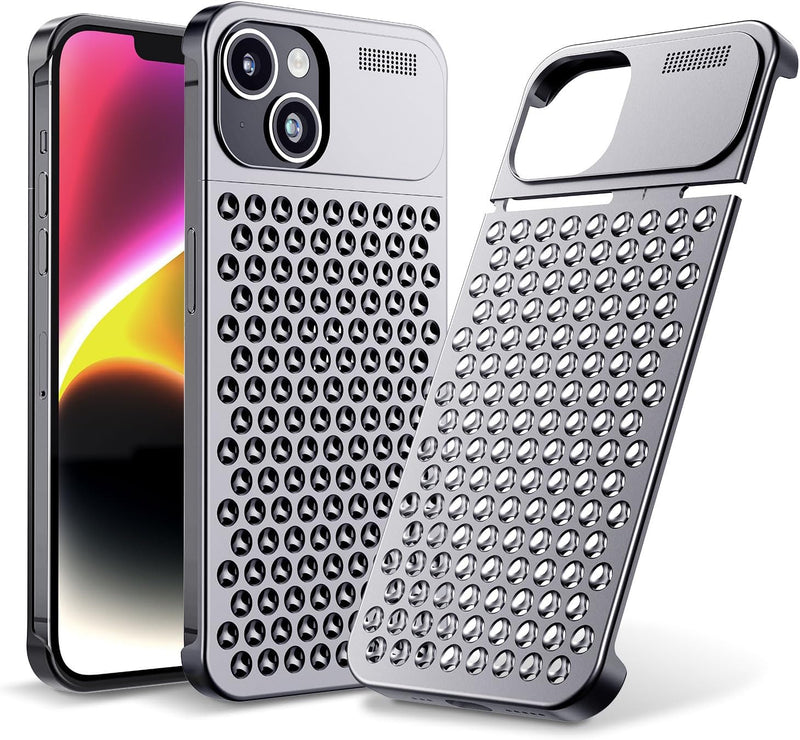 iPhone 15 Pro Case Anti - Fall Heat Dissipation Anti - Scratch Slim Aluminum Case - Gorilla Cases