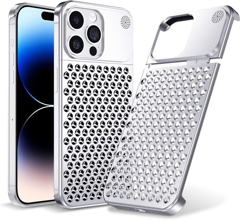 iPhone 15 Pro Case Anti - Fall Heat Dissipation Anti - Scratch Slim Aluminum Case - Gorilla Cases