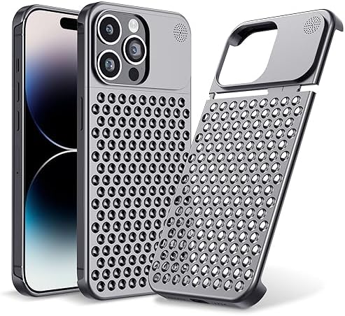 iPhone 15 Pro Case Anti - Fall Heat Dissipation Anti - Scratch Slim Aluminum Case - Gorilla Cases