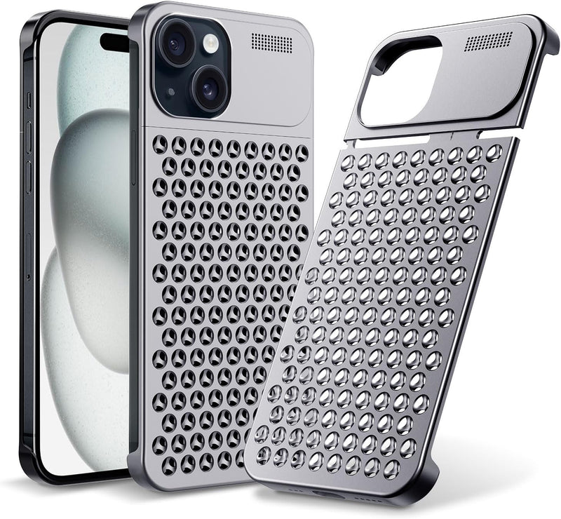 iPhone 15 Pro Case Anti - Fall Heat Dissipation Anti - Scratch Slim Aluminum Case - Gorilla Cases