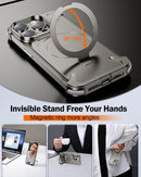 iPhone 15 Pro Heavy Duty Metal Frameless Slim Shockproof Case