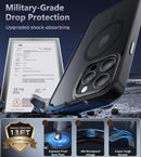 iPhone 15 Pro Max Case Slim Tough Pocket - Friendly Translucent Phone Case